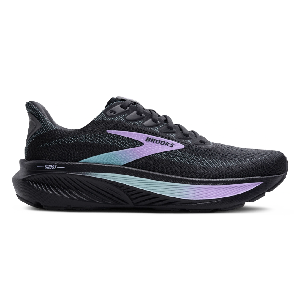 1 Brooks Ghost 17 Grey Clearwater Purple – תמונה 1