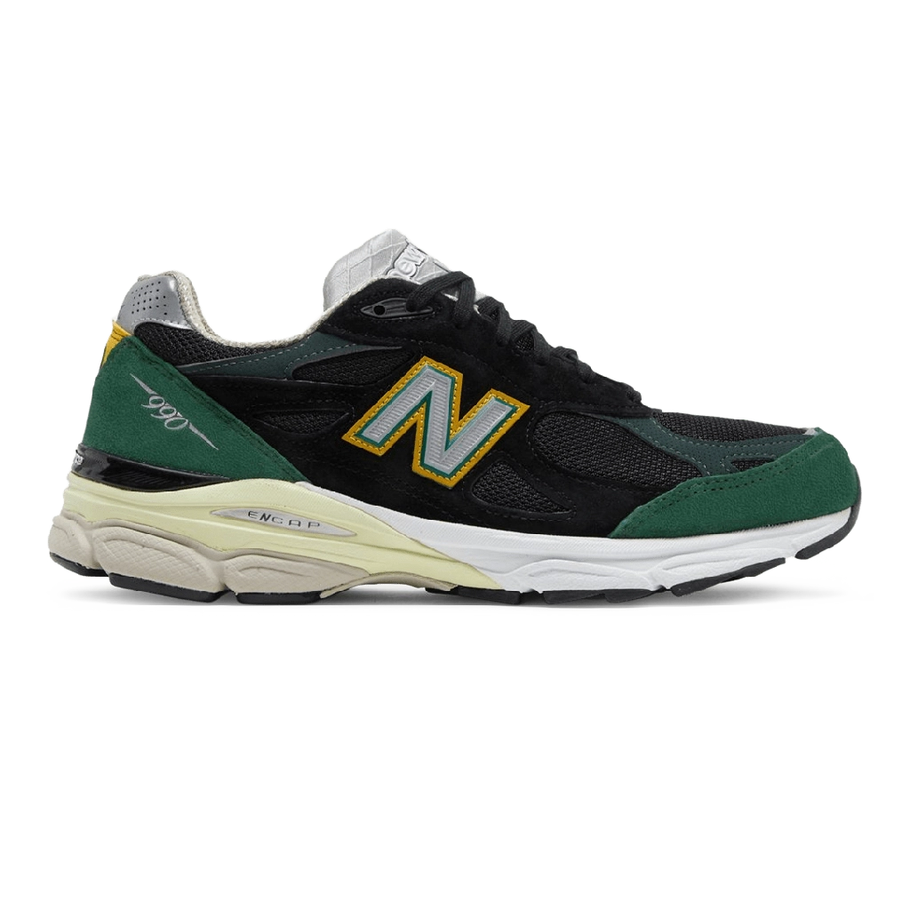 1 New Balance 990 Black Green – תמונה 1