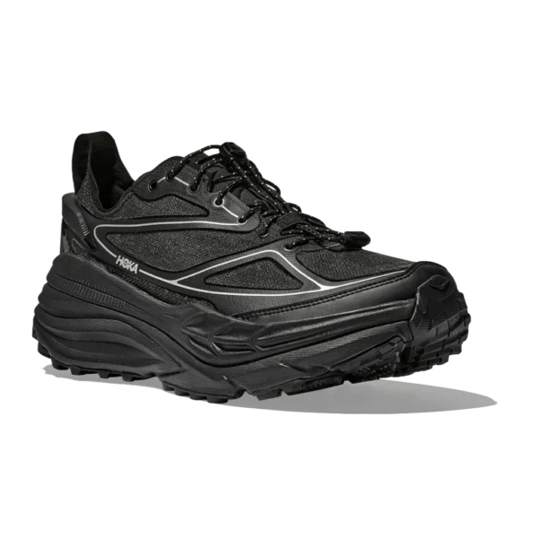 ⁦Hoka Stinson 7 Black Silver⁩ – תמונה ⁦2⁩