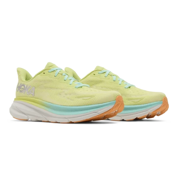 ⁦Hoka Clifton 9 Citrus Glow Sunlit Ocean⁩ – תמונה ⁦2⁩