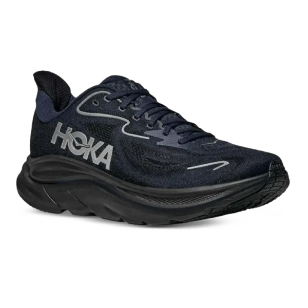 ⁦Hoka Clifton 10 Black Varsity Navy⁩ – תמונה ⁦2⁩