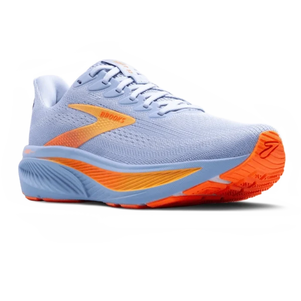 ⁦Brooks Ghost 17 Blue Heron White Orange⁩ – תמונה ⁦2⁩