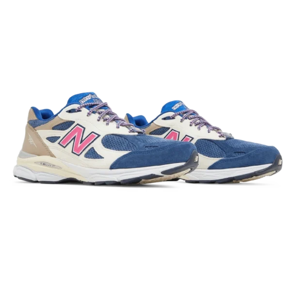 ⁦New Balance 990 "Kith" Daytona Tan Navy Pink⁩ – תמונה ⁦2⁩