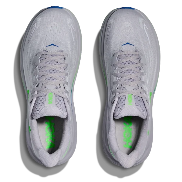 ⁦Hoka Clifton 10 Ash Grey Neon Green⁩ – תמונה ⁦4⁩