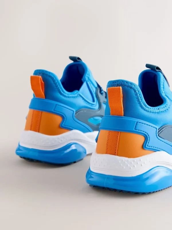 ⁦Blue Ombre Elastic Lace Street Trainers⁩ – תמונה ⁦2⁩
