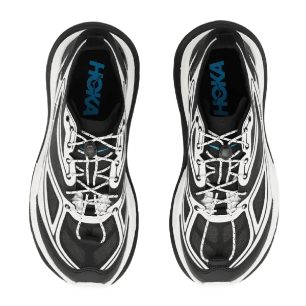 ⁦Hoka Stinson 7 Black White Dover Street Market⁩ – תמונה ⁦4⁩