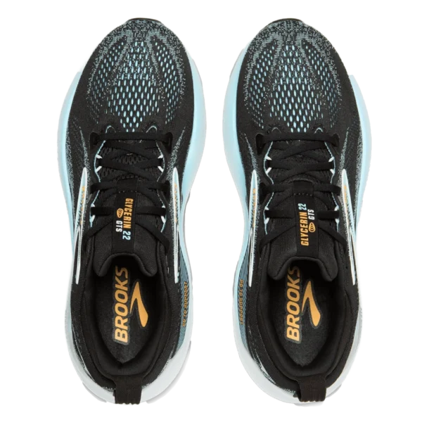 ⁦Brooks Glycerin 22 Black Atomizer Blazing Orange⁩ – תמונה ⁦4⁩