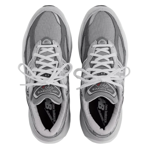 ⁦New Balance "Made in USA" 990 Grey White⁩ – תמונה ⁦4⁩