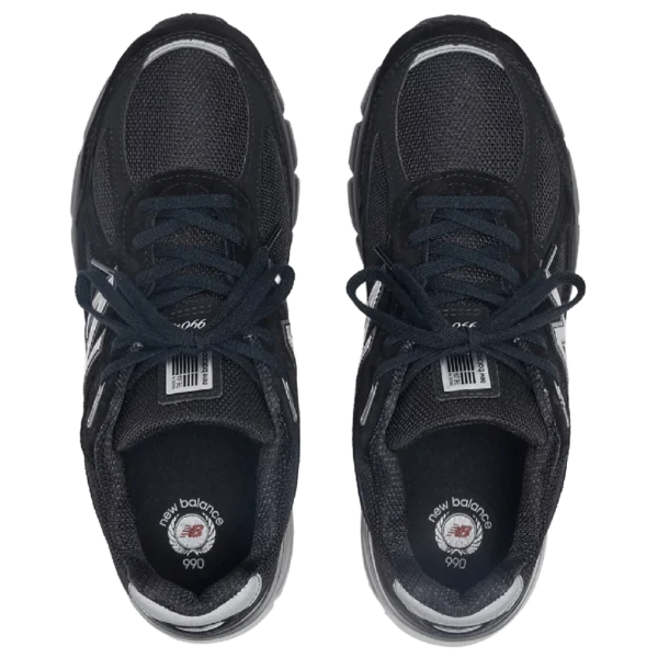 ⁦New Balance 990 Black Grey White⁩ – תמונה ⁦4⁩