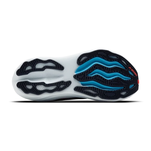 ⁦Brooks Glycerin Max Peacoat Blue Ribbon Hot Coral⁩ – תמונה ⁦5⁩