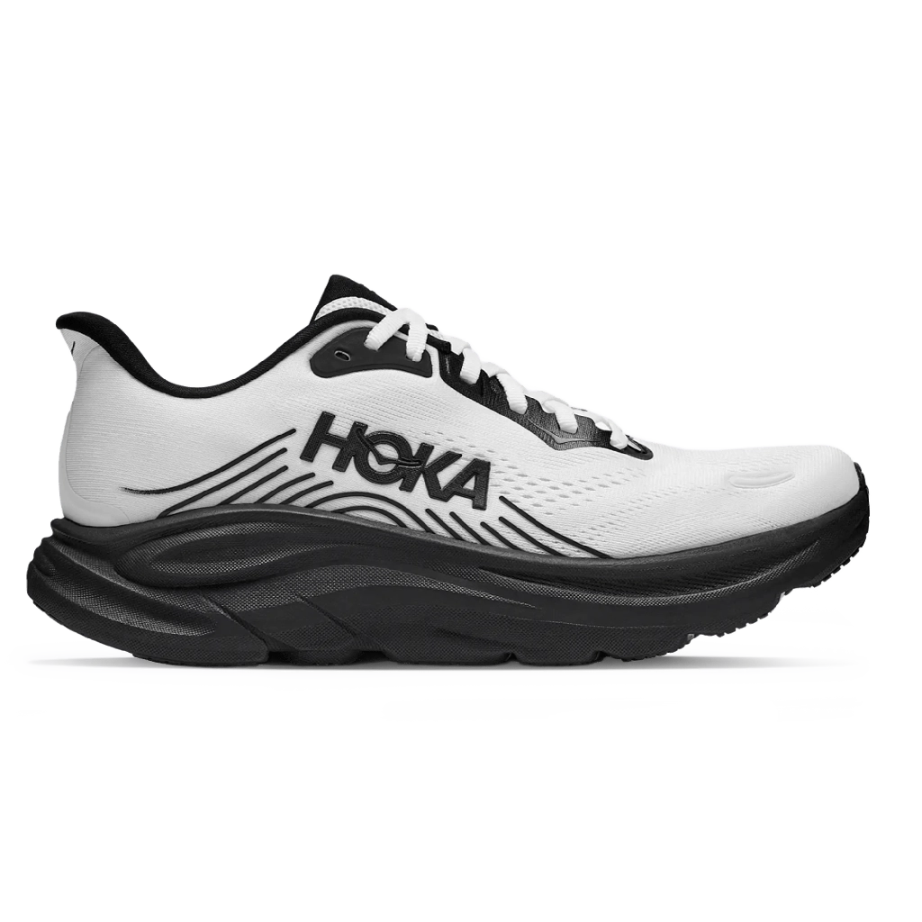 1 Hoka Clifton 11 White Black – תמונה 1