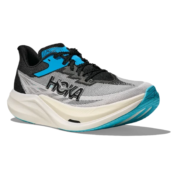 ⁦Hoka Rocket X 3 White Black Blue⁩ – תמונה ⁦2⁩