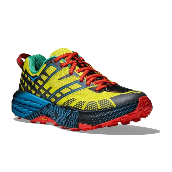 ⁦Hoka Speedgoat 2 Low Hoka Citrus Hoka Blue⁩ – תמונה ⁦2⁩