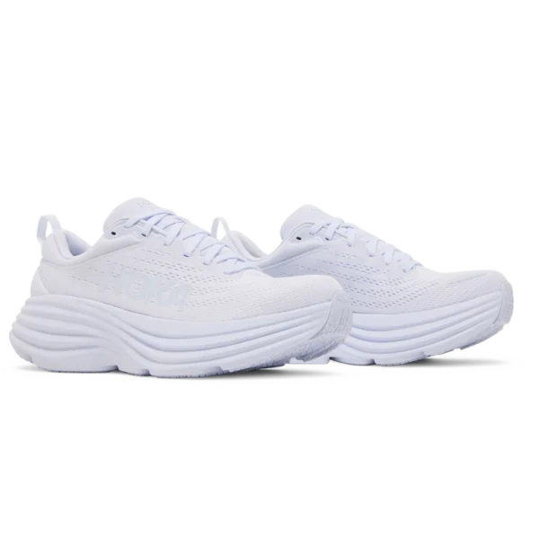 ⁦Hoka Bondi 8 Triple White⁩ – תמונה ⁦2⁩