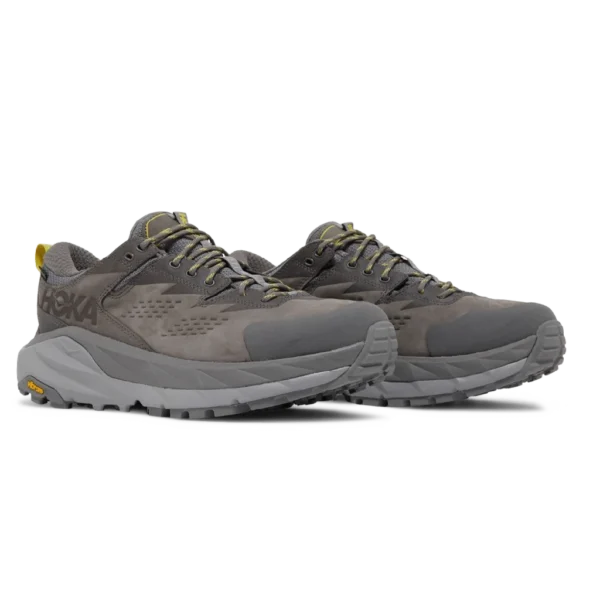 ⁦Hoka Kaha Low GORE-TEX Charcoal Grey Green Sheen⁩ – תמונה ⁦2⁩