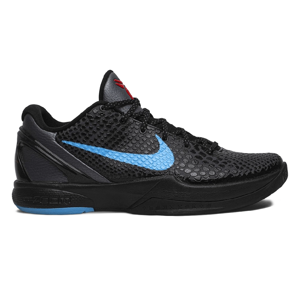 1 Nike Kobe 6 "Dark Knight" Dark Grey Blue Glow – תמונה 1