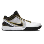 Nike Kobe 4 Protro White Black Del Sol