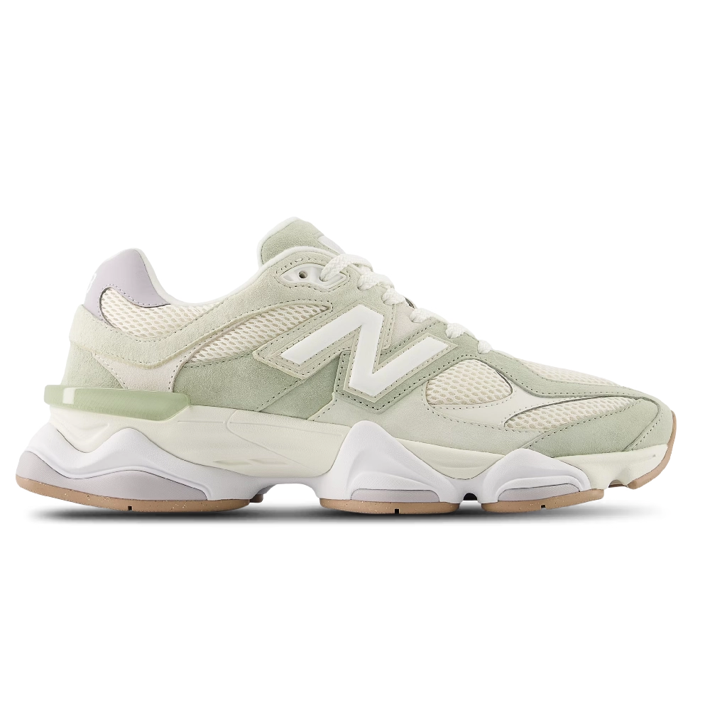 1 New Balance 9060 Sea Salt Mosaic Green – תמונה 1