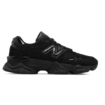 New Balance 9060 Triple Black Suede Patent