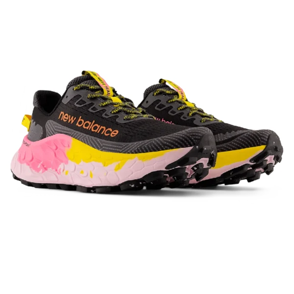 ⁦New Balance Fresh Foam X More Trail v3 Black Ginger Lemon Real Pink⁩ – תמונה ⁦2⁩