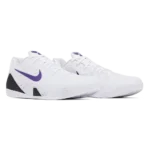 ⁦Nike Kobe 9 Elite Low EM Protro White Court Purple⁩ – תמונה ⁦2⁩