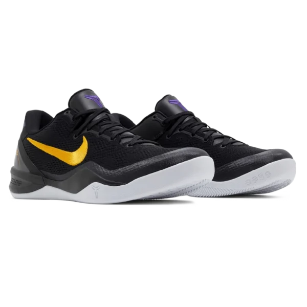 ⁦Nike Kobe 8 Protro "Lakers Away" Black Gold Court Purple⁩ – תמונה ⁦2⁩