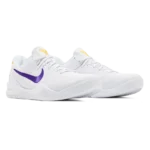 ⁦Nike Kobe 8 Protro "Lakers Home" White Court Purple Gold⁩ – תמונה ⁦2⁩