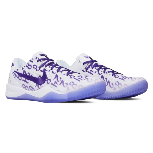 ⁦Nike Kobe 8 Protro Court Purple White⁩ – תמונה ⁦2⁩