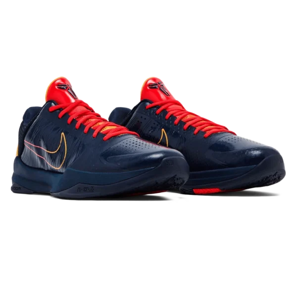 ⁦Nike Kobe 5 Protro "Indiana Fever" Midnight Navy Bright Crimson⁩ – תמונה ⁦2⁩