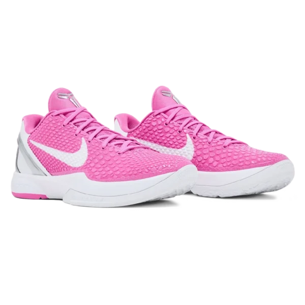 ⁦Nike Kobe 6 Protro "Think Pink" Pinkfire White Metallic Silver⁩ – תמונה ⁦2⁩