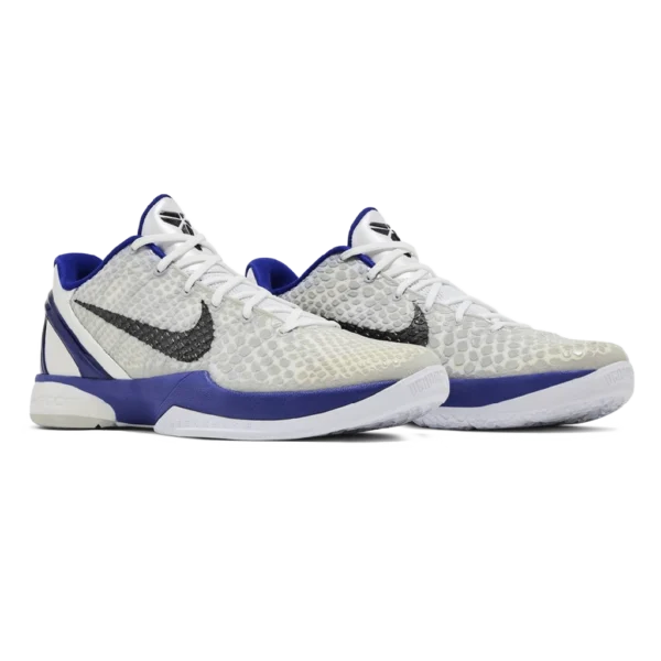 ⁦Nike Zoom Kobe 6 Concord White Neutral Grey⁩ – תמונה ⁦2⁩