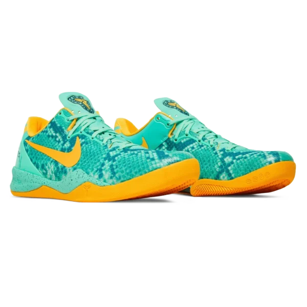 ⁦Nike Kobe 8 System Green Glow Laser Orange⁩ – תמונה ⁦2⁩