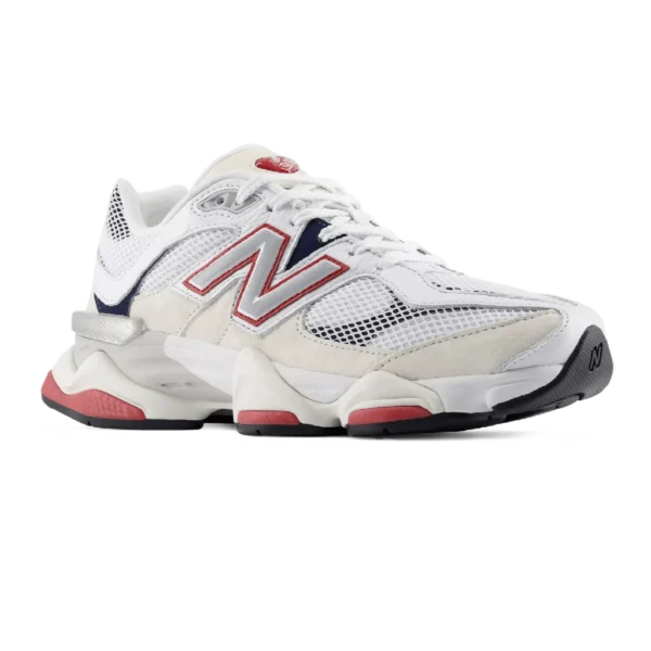 ⁦New Balance 9060 White Red⁩ – תמונה ⁦2⁩