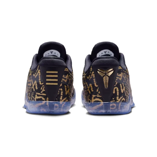 ⁦Nike Kobe 11 Protro Black Metallic Gold Blue⁩ – תמונה ⁦3⁩