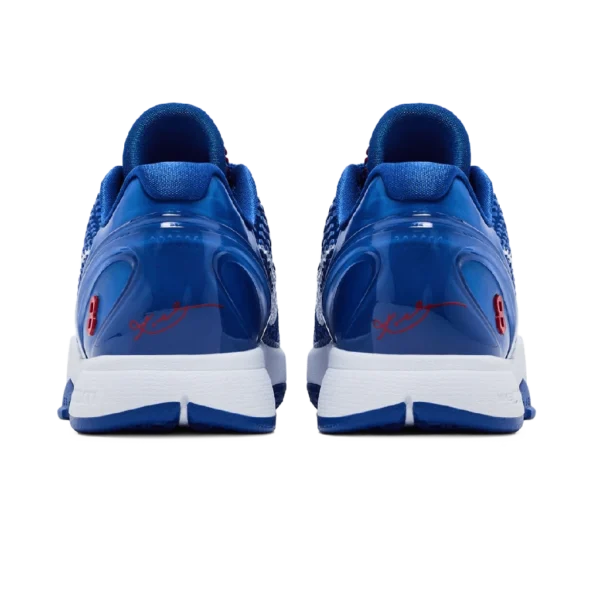 ⁦Nike Kobe 6 Protro "Dodgers" Game Royal White⁩ – תמונה ⁦3⁩
