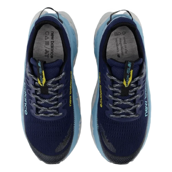 ⁦New Balance Fresh Foam X Trail More v3 Navy Chrome Blue Cyber Jade⁩ – תמונה ⁦3⁩