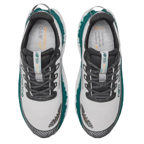 ⁦New Balance Fresh Foam X More Trail v3 Grey Teal⁩ – תמונה ⁦4⁩