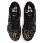⁦Nike Kobe 11 Protro Black Metallic Gold Blue⁩ – תמונה ⁦4⁩