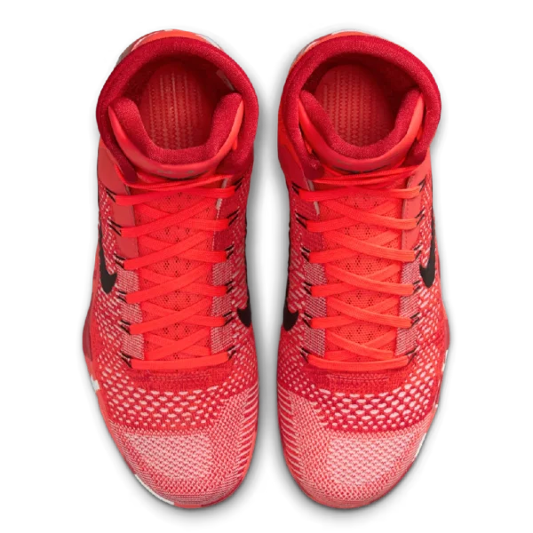 ⁦Nike Kobe 9 Elite High Protro Bright Crimson Emerald Green⁩ – תמונה ⁦4⁩