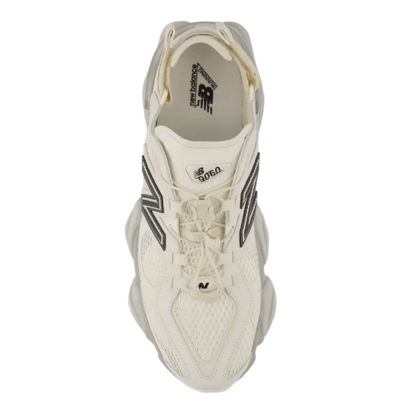 ⁦New Balance 9060 Sea Salt Black Linen⁩ – תמונה ⁦4⁩