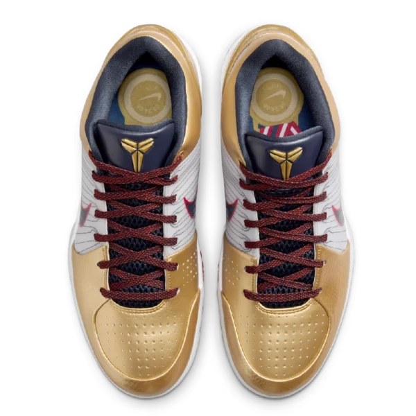 ⁦Nike Kobe 4 Protro Metallic Gold Dark Obsidian⁩ – תמונה ⁦4⁩