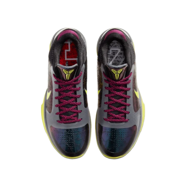 ⁦Nike Kobe 5 Protro 2K "Gamer Exclusive" Blue Purple Green⁩ – תמונה ⁦4⁩