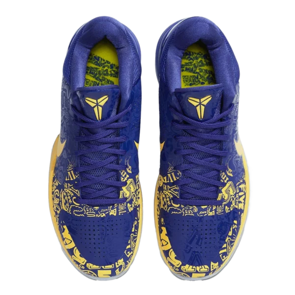 ⁦Nike Kobe 5 Protro "5 Rings" Blue Yellow⁩ – תמונה ⁦4⁩