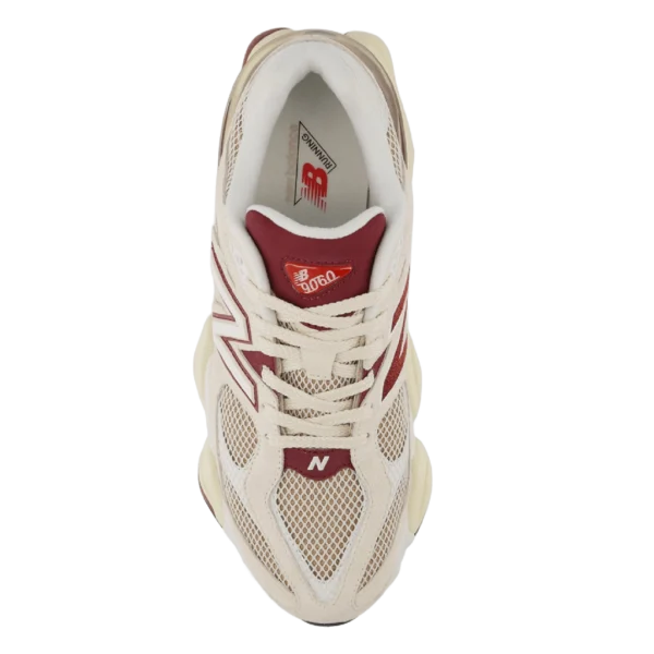 ⁦New Balance 9060 Linen Burgundy⁩ – תמונה ⁦3⁩