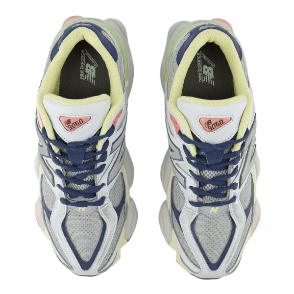 ⁦New Balance 9060 Grey Yellow Navy⁩ – תמונה ⁦4⁩