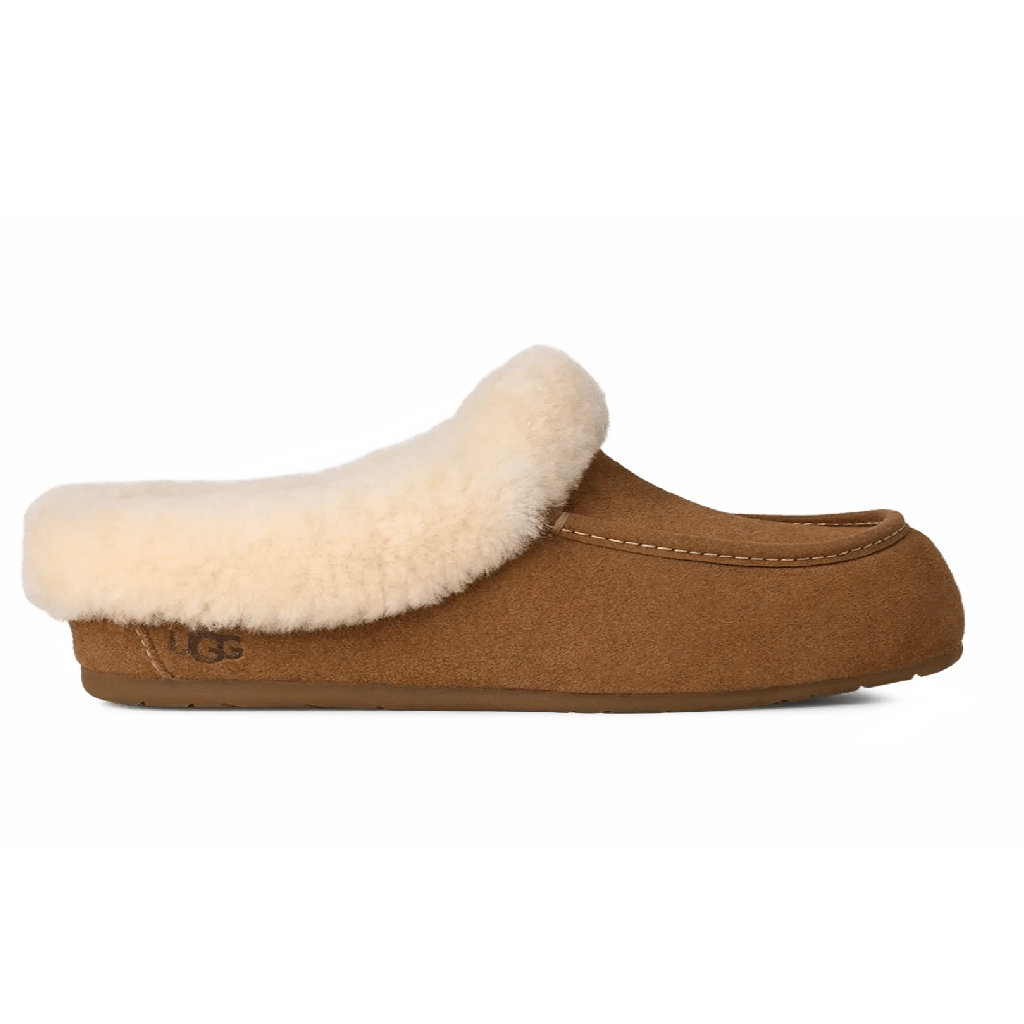 1 UGG Ansley Mule Slippers Chestnut – תמונה 1
