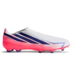 Adidas F50 Hyperfast League Laceless Firm Cloud White Solar Purple