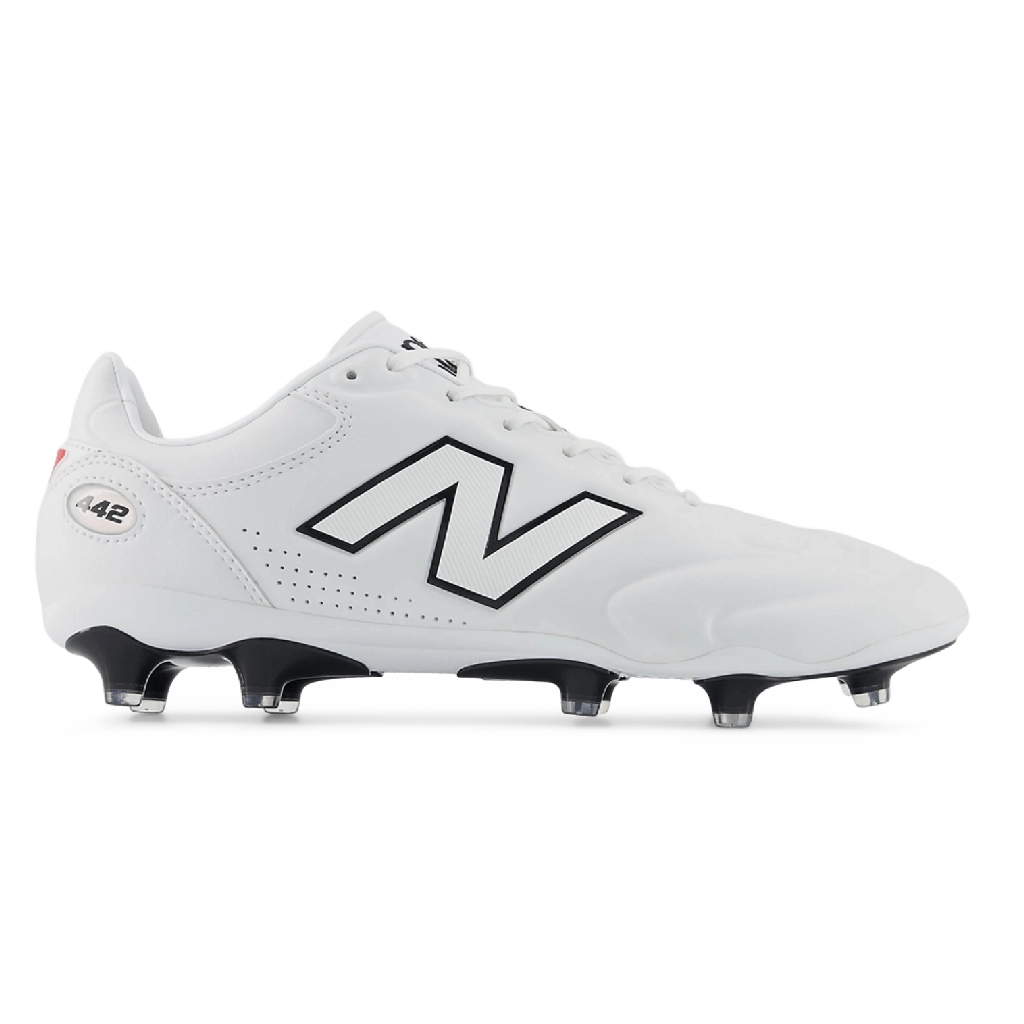 1 New Balance 442 Elite FG V3 White Black Firecracker – תמונה 1