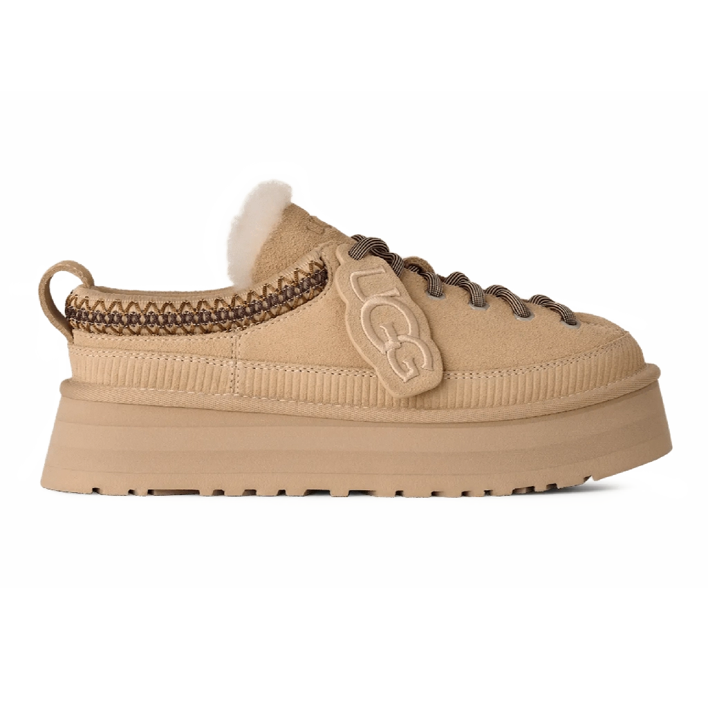 1 UGG Heritage Lace-Up Slipper Sand Castle – תמונה 1
