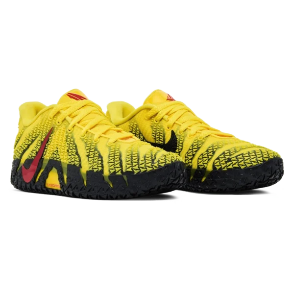⁦Nike Ja 3 "Let Me Be Ja" Tour Yellow University Red⁩ – תמונה ⁦2⁩
